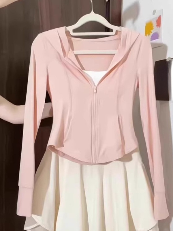 Summer Rays Clothing - Pink Slim Fit Fishbone Ice Silk