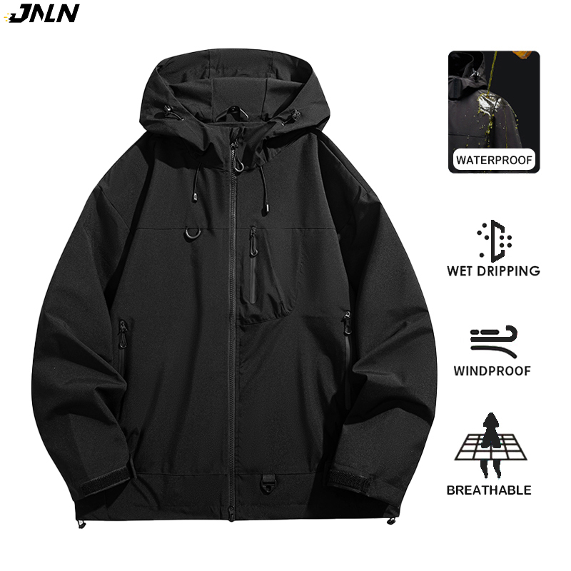 Summer Rain Clothing - JNLN Unisex Waterproof Windbreaker Outdoor Sport