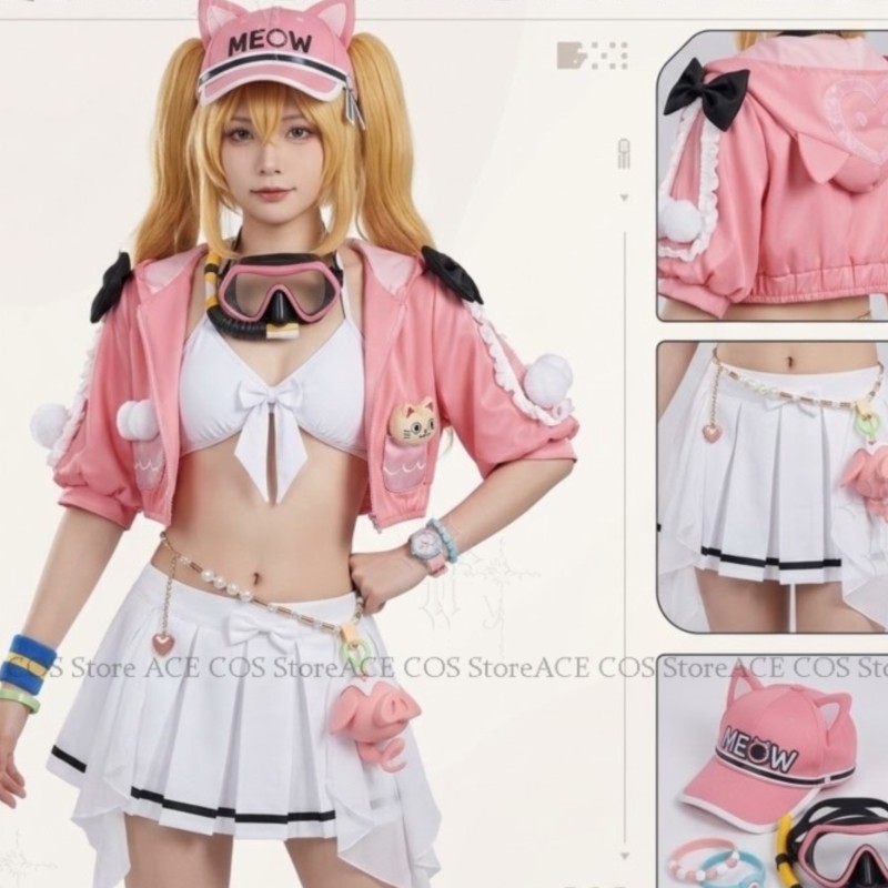 Romper Playsuit Women - Zenless Zone Zero Lucy Cosplay Costume