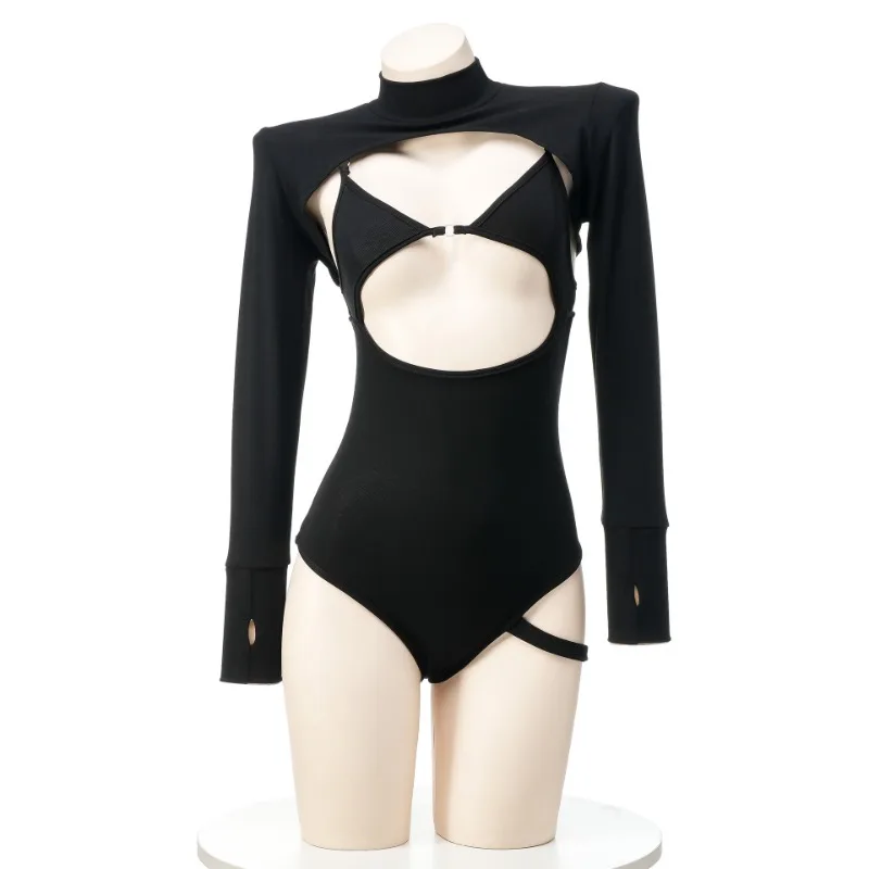 Anime Gothic  Hollow Out Sleev - огляд і ціна Romper Playsuit Women