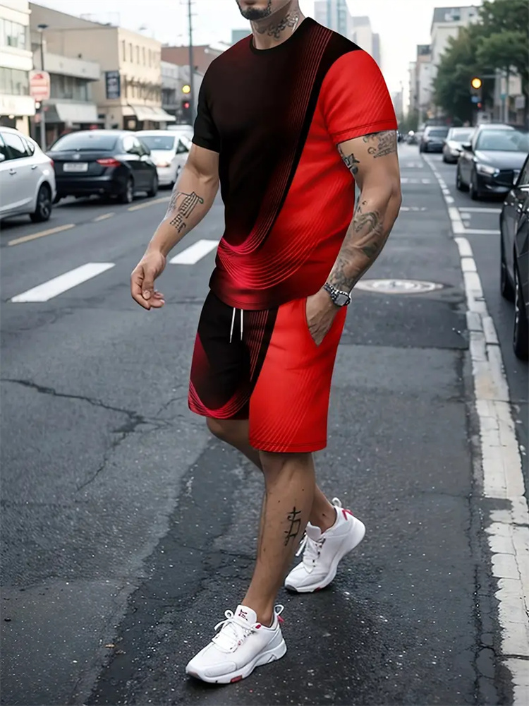 Men Women Gradient Texture T-s - огляд і ціна Summer Clothing Styles