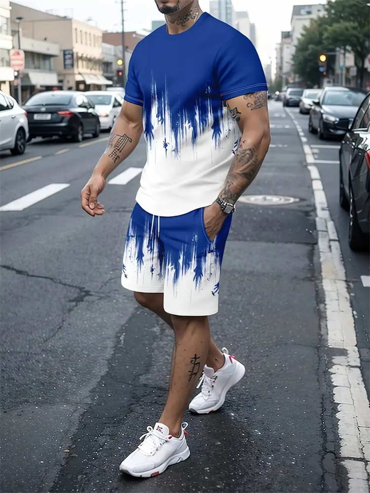 Men Women Gradient Texture T-s - огляд і ціна Summer Clothing Styles