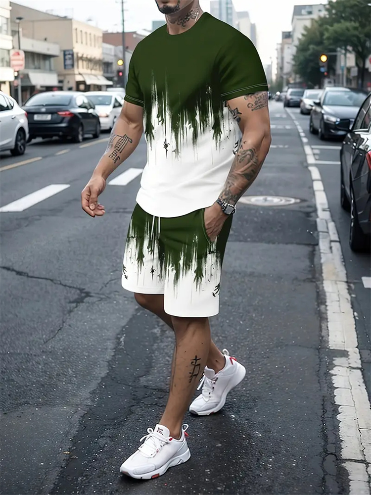 Men Women Gradient Texture T-s - огляд і ціна Summer Clothing Styles