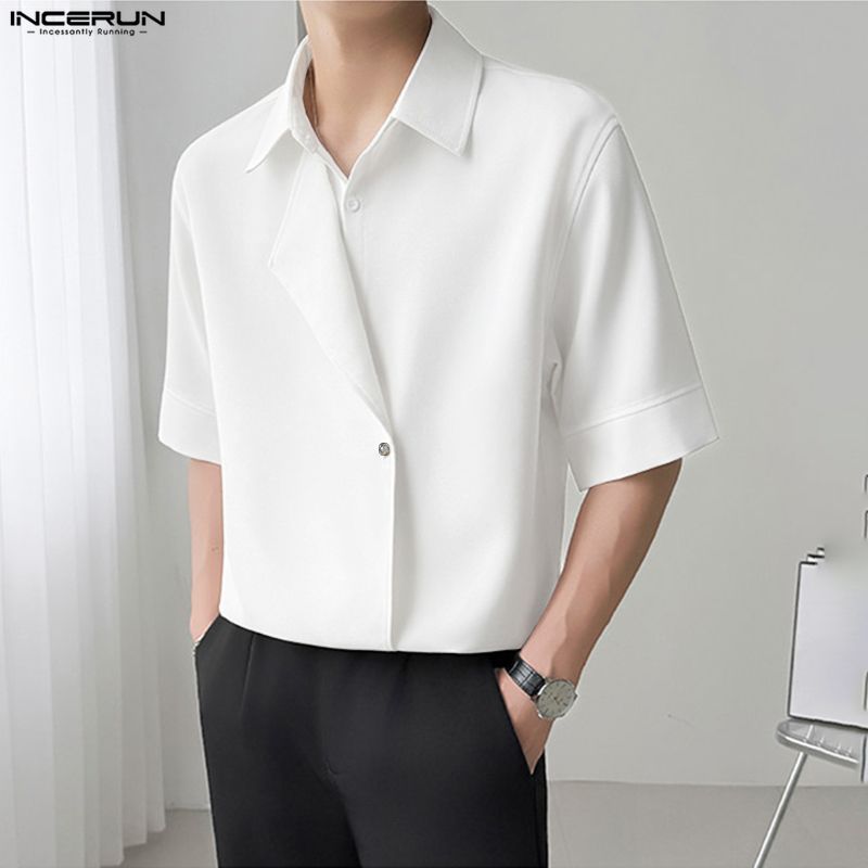 2026 Men Shirt Solid Color Lap - огляд і ціна Summer Clothing Colors 2026
