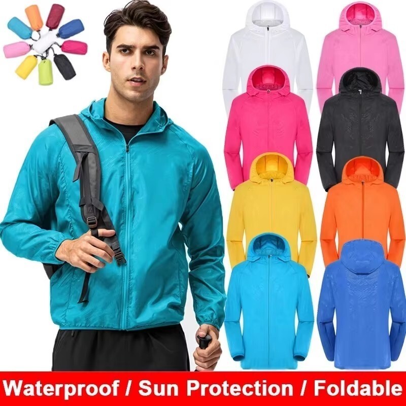 Men Women Waterproof Jacket Wi - огляд і ціна Summer Rain Clothing