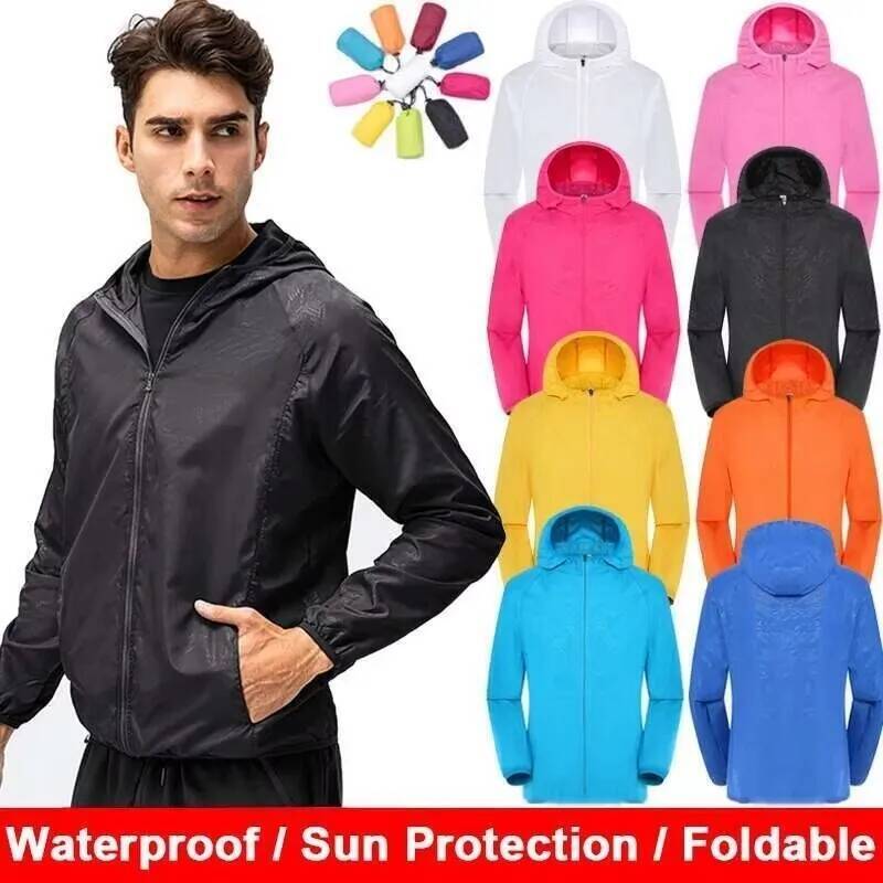 Men Women Waterproof Jacket Wi - огляд і ціна Summer Rain Clothing