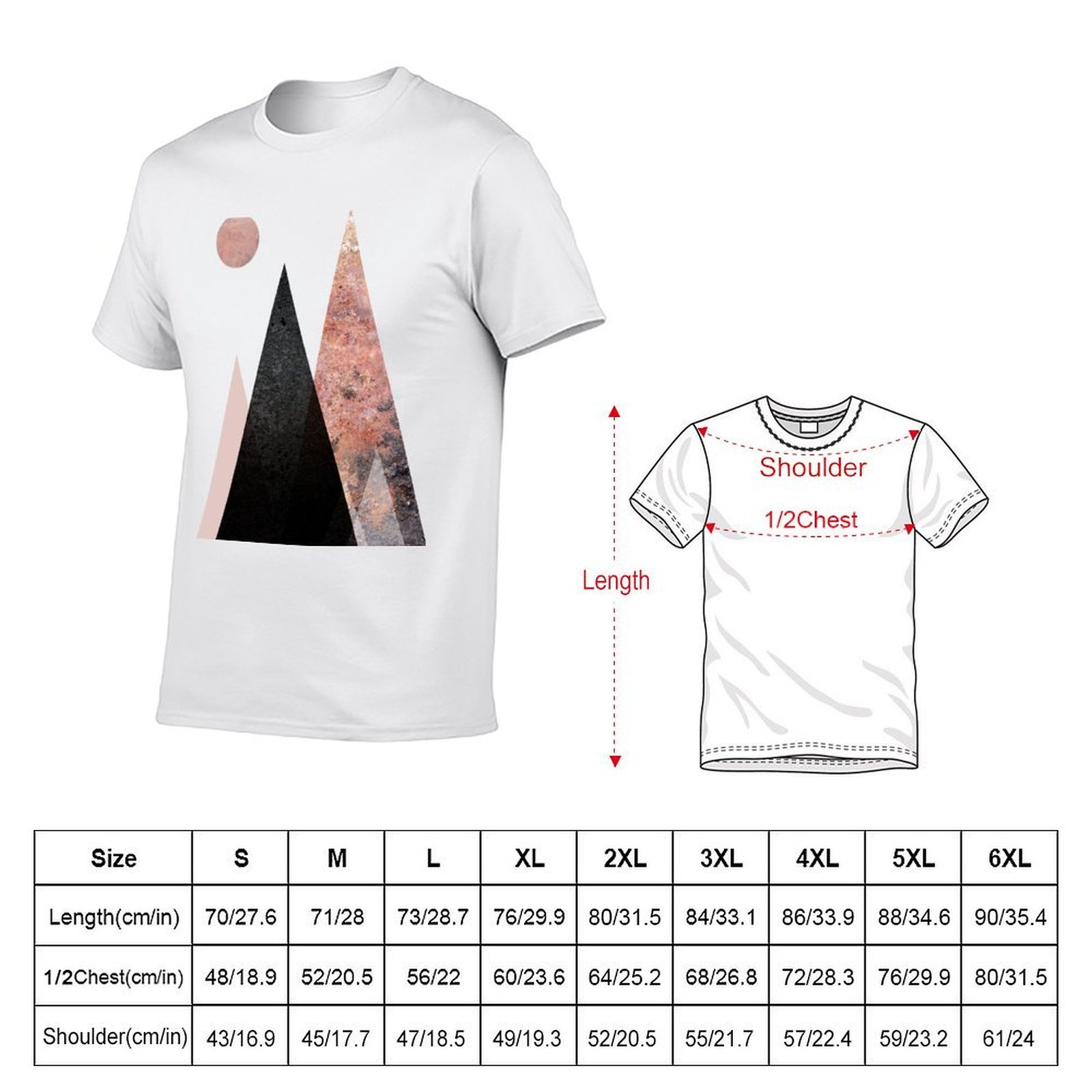 Nordic Mountain Range T-Shirt  - огляд і ціна Summer Clothing Range