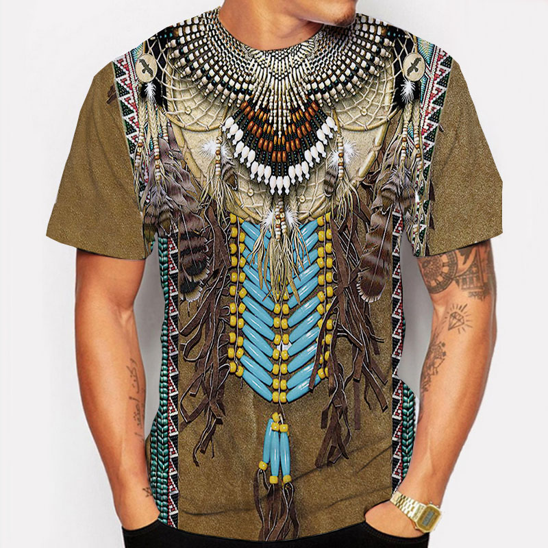 Indian T-Shirts Ethnic Style 3 - огляд і ціна Indian Summer Vintage Clothing