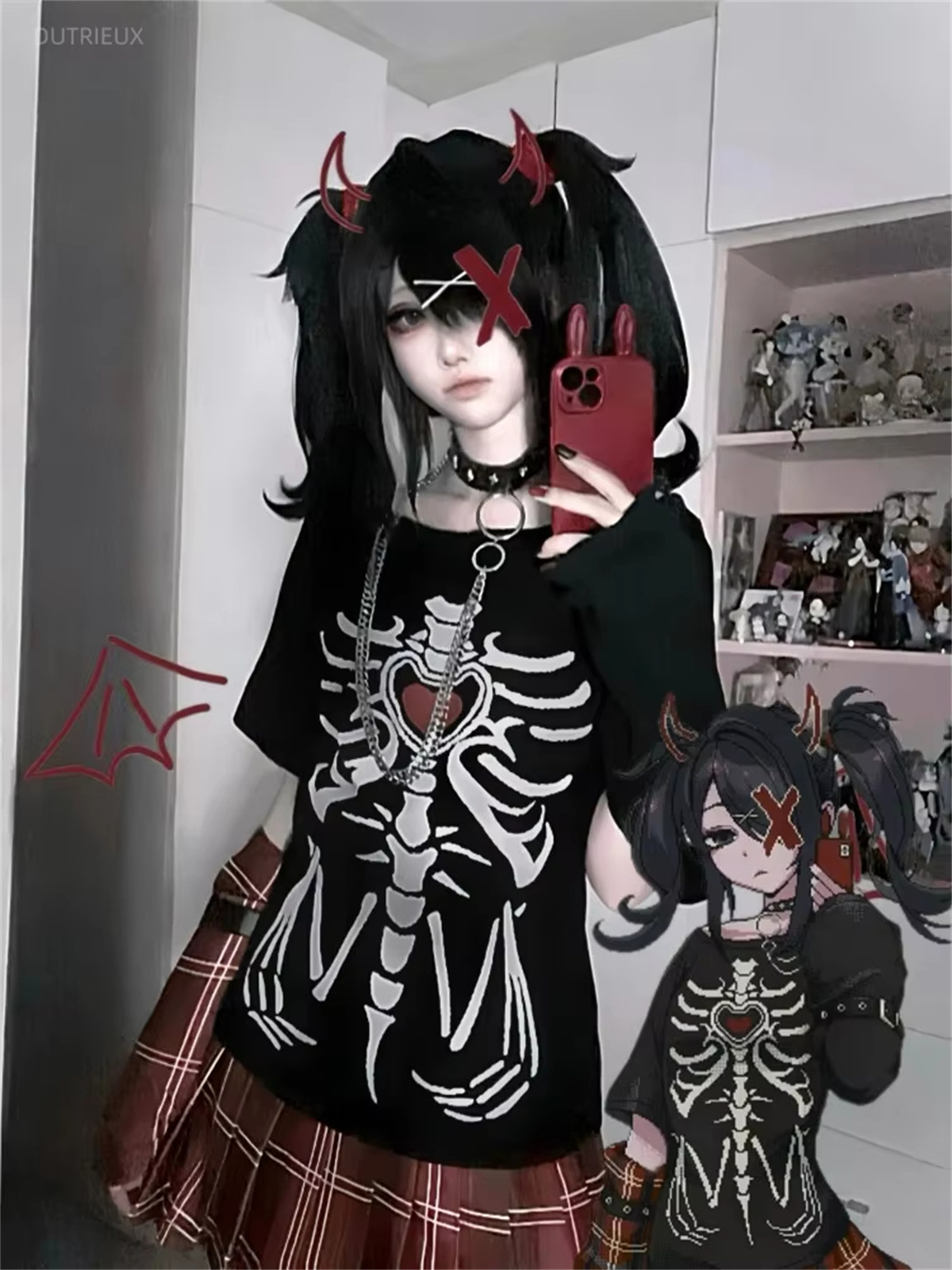 Rain T-Shirt Anime Ame Cosplay - огляд і ціна Summer Rain Clothing