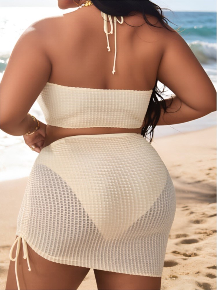 L-4XL Plus Size High Waist Bik - огляд і ціна Bikini Set Push Up