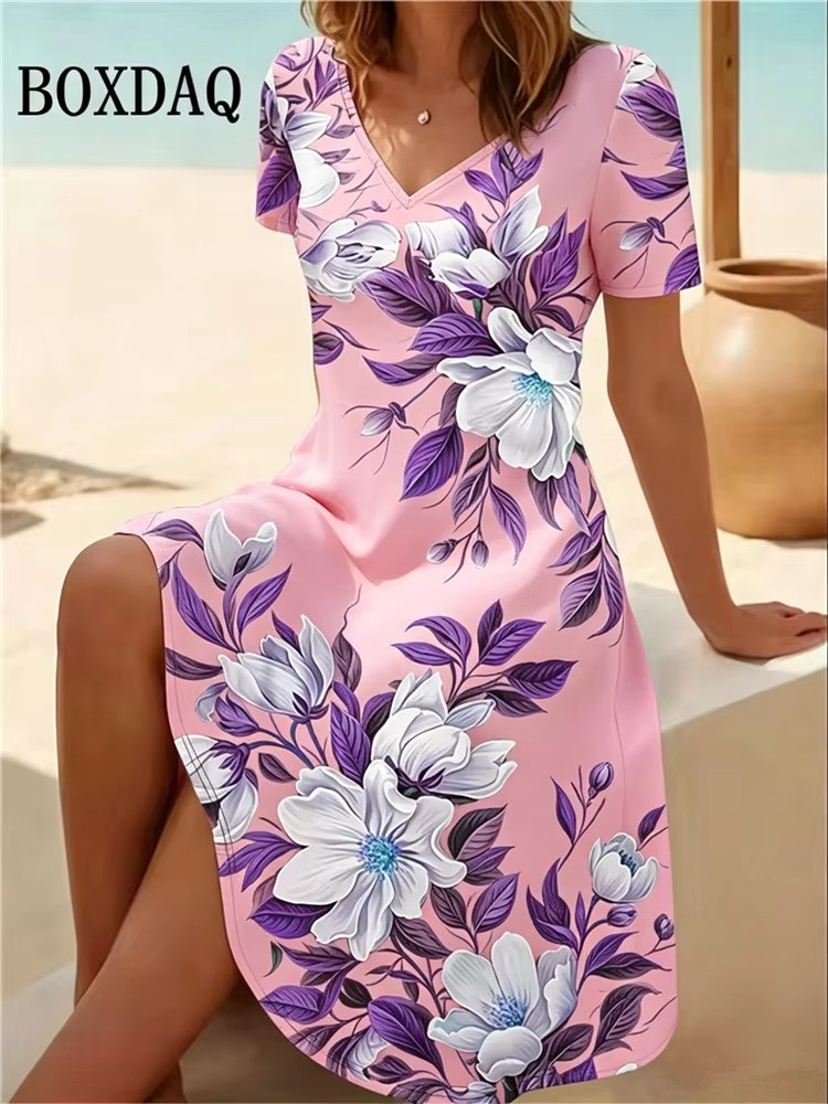 6XL Plus Size Women Dresses Su - огляд і ціна Summer Upf Clothing