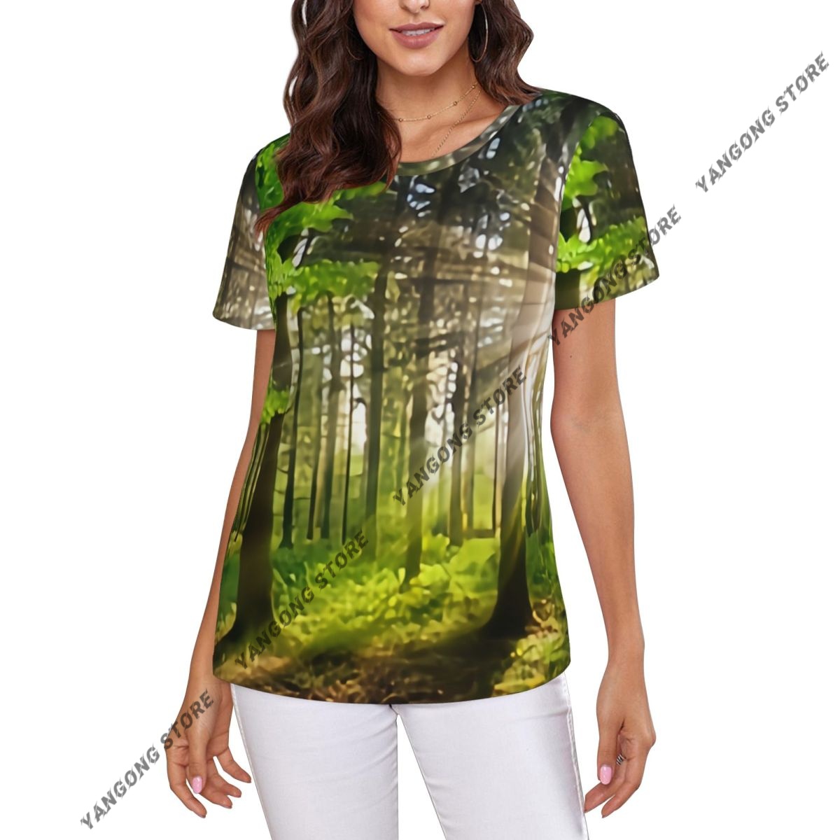 Womens Short Sleeve Panoramic  - огляд і ціна Summer Rays Clothing