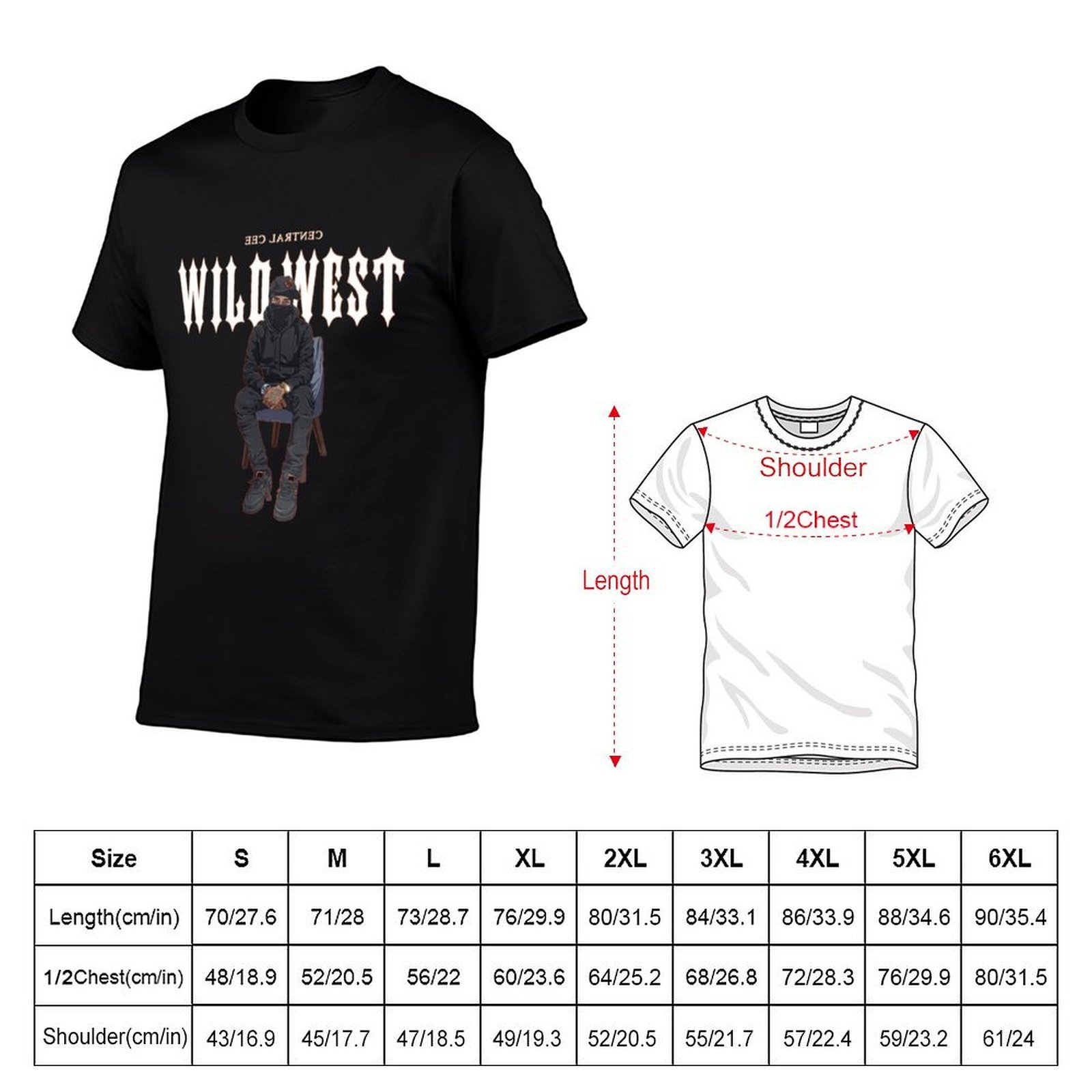 central cee, Rap, Wild West, D - огляд і ціна Summer Clothing London