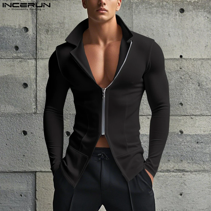 INCERUN 2026 Fashion Men's T-s - огляд і ціна Summer Clothing Colors 2026