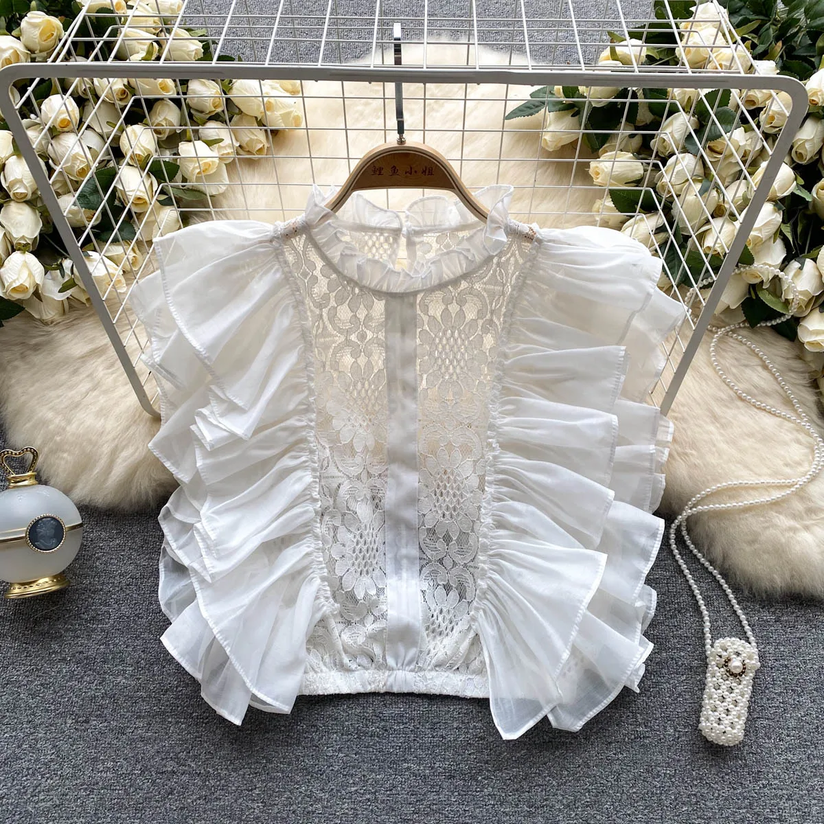 Vintage Elegant  Lace Petal Sl - огляд і ціна Summer Clothing In French