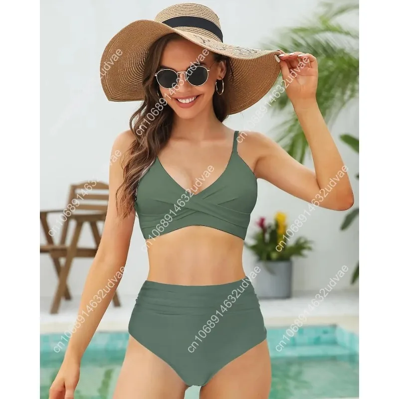 Women's High Waisted Bikini Se - огляд і ціна Bikini Set Push Up