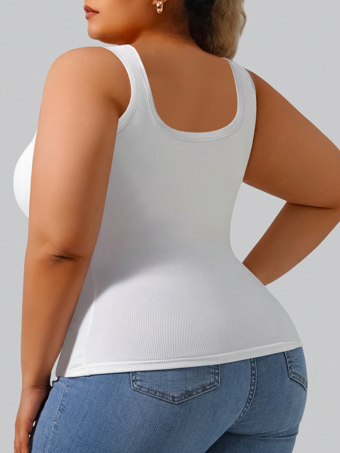 Plus Size Women's Solid Ribbed - огляд і ціна Summer Upf Clothing