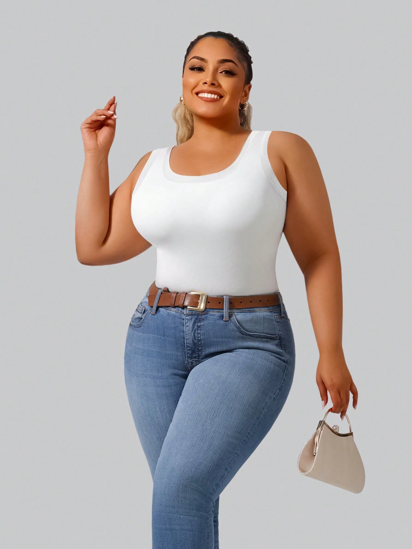 Plus Size Women's Solid Ribbed - огляд і ціна Summer Upf Clothing