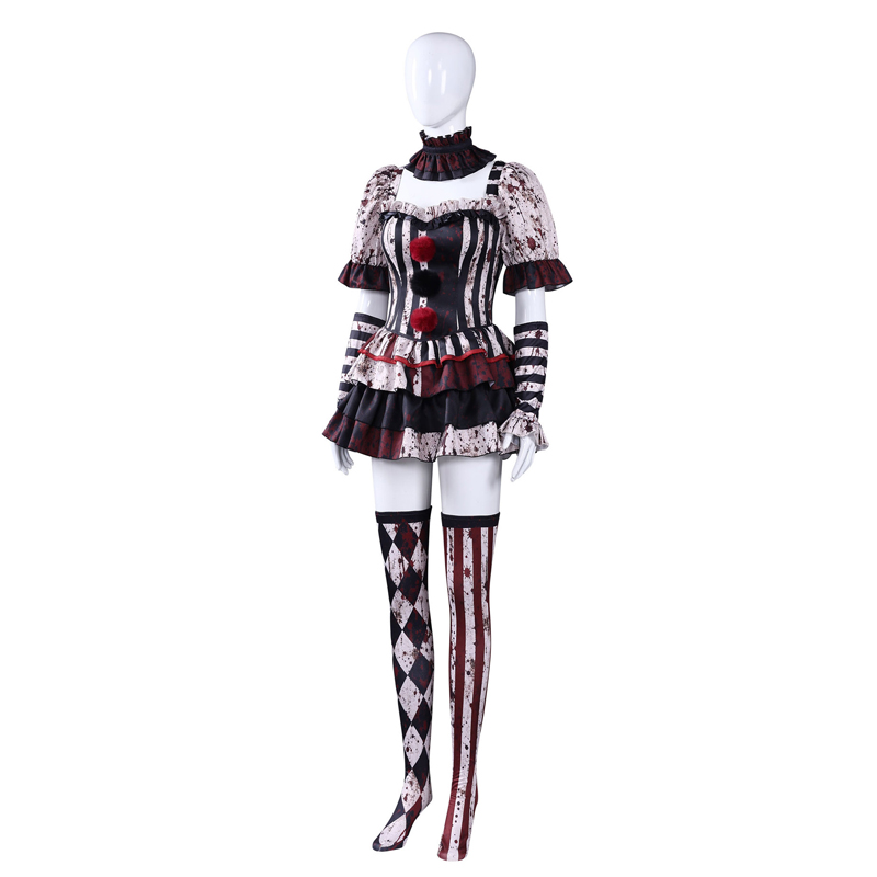 Women Clown Cosplay Costume Ci - огляд і ціна Romper Playsuit Women