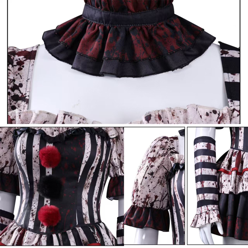 Women Clown Cosplay Costume Ci - огляд і ціна Romper Playsuit Women