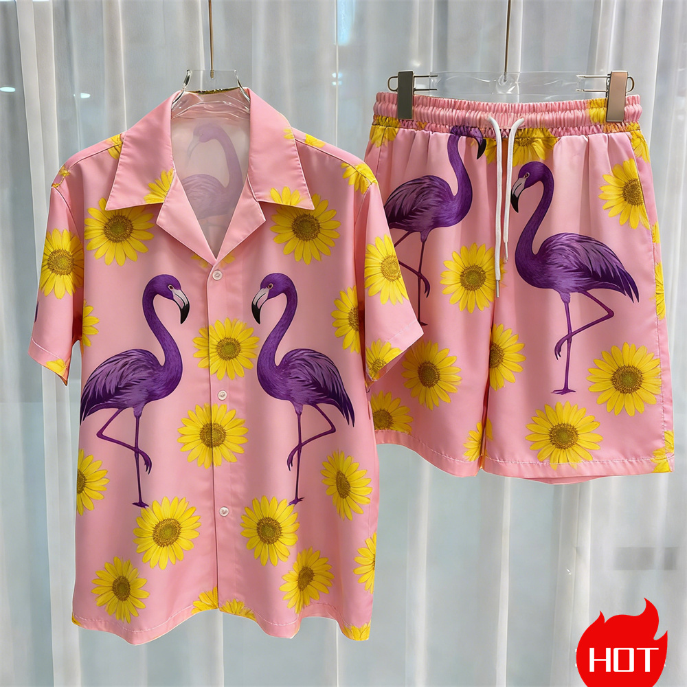Summer Men's Shirt Sets Plants - огляд і ціна Summer Clothing Vacation
