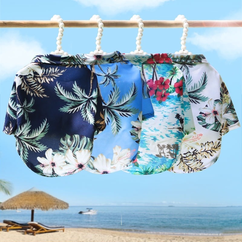 Hawaiian Style Pet Dog Clothe  - огляд і ціна Summer Clothing In French