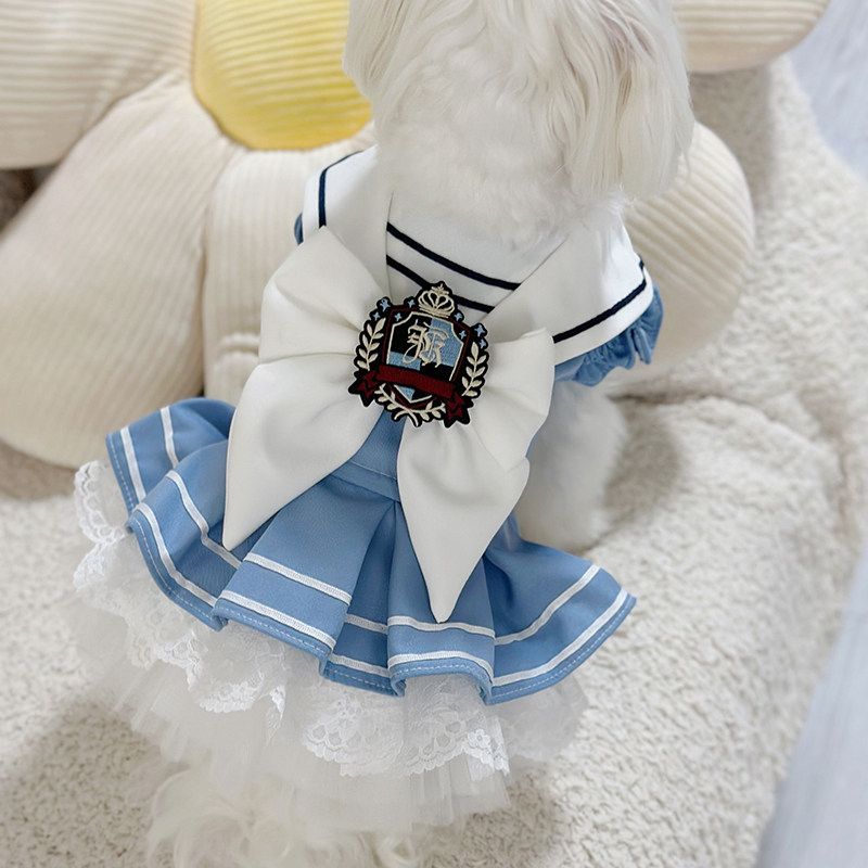 Sweet College Style Dress Pet  - огляд і ціна Summer Clothing In French