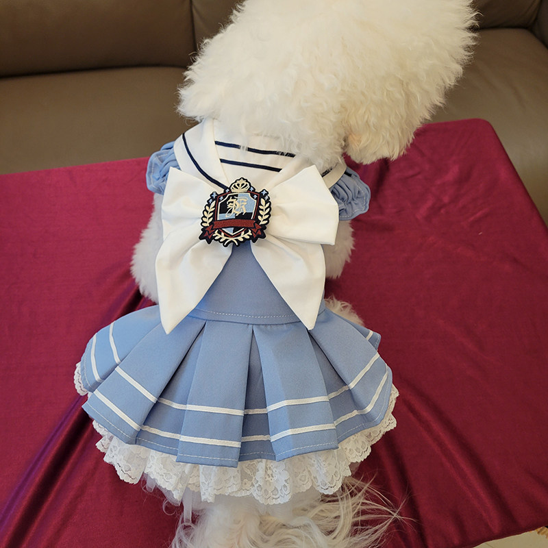 Sweet College Style Dress Pet  - огляд і ціна Summer Clothing In French