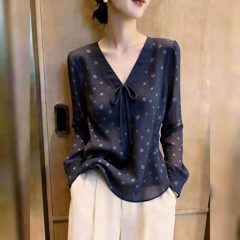 French-style Women's Blouses P - огляд і ціна Summer Clothing In French