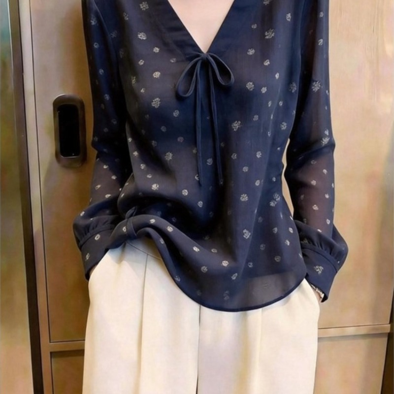 French-style Women's Blouses P - огляд і ціна Summer Clothing In French