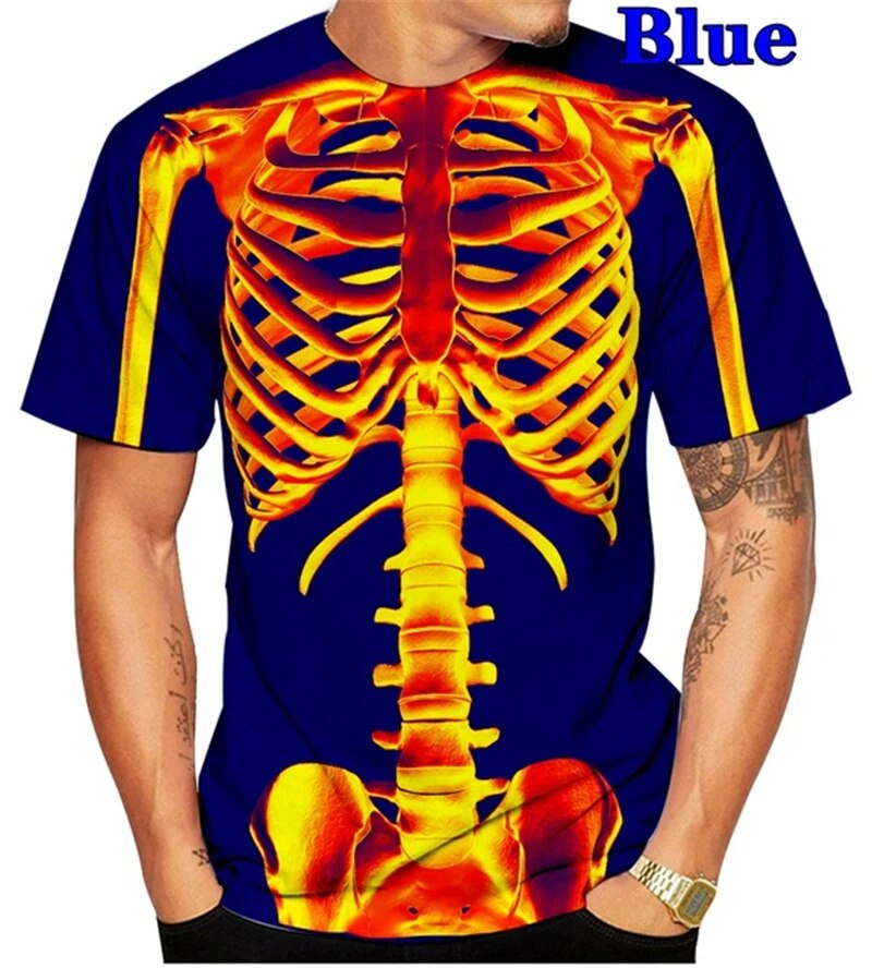 Horror Skull Skeleton Graphic  - огляд і ціна Summer Rays Clothing