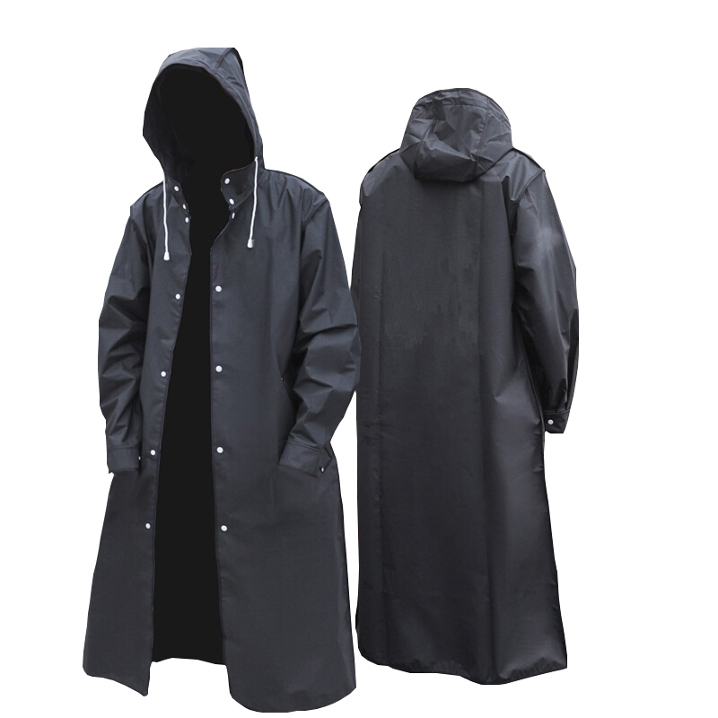 Black Fashion Adult Waterproof - огляд і ціна Summer Rain Clothing