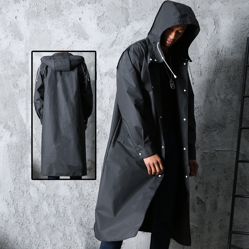 Black Fashion Adult Waterproof - огляд і ціна Summer Rain Clothing