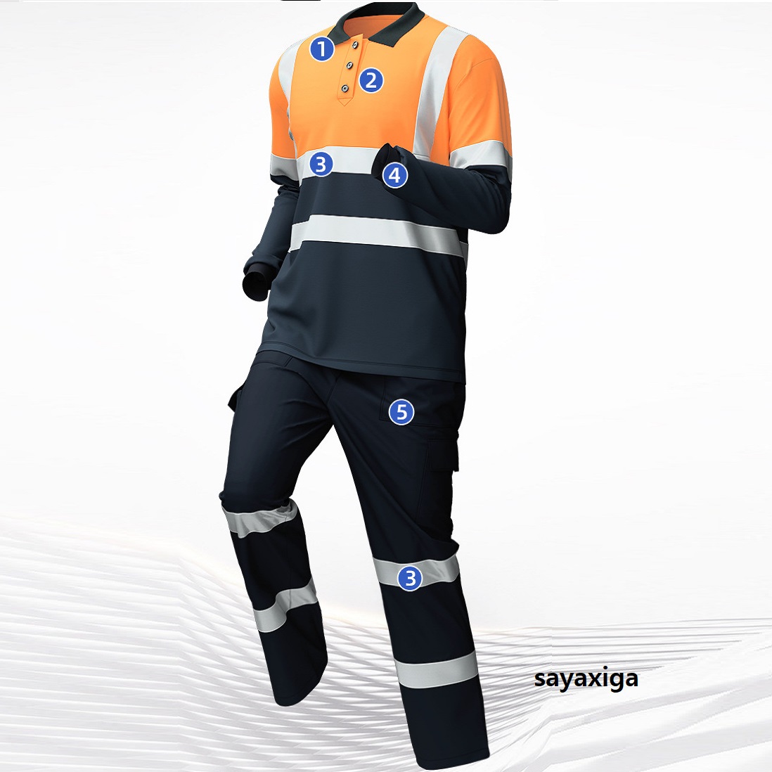 Hi Vis Safety Work clothing Qu - огляд і ціна Summer Hi Vis Clothing