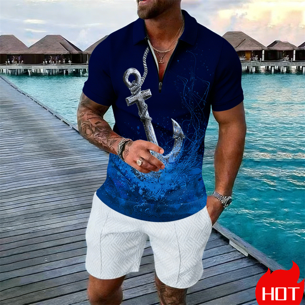 Summer man polo shirt set Vint - огляд і ціна Summer Clothing Vacation