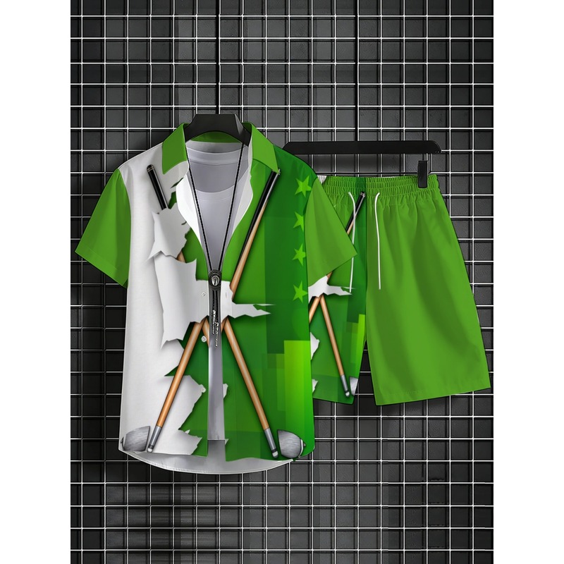 Men's Lightweight Casual Green - огляд і ціна Summer Clothing Guys